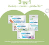 WaterWipes Sensitive+ Baby & Toddler Wipes, 720 Count (12 Packs), 3-In-1 Cleans, Cares, Protects, 99.9% Water, Textured Clean, Unscented