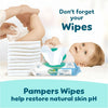 Pampers Premium Protection Nappy Pants Size 6, 132 Nappies, 13kg-19kg, Monthly Pack + Pampers Harmonie Aqua Baby Wipes 1 pack of 10 Wipes