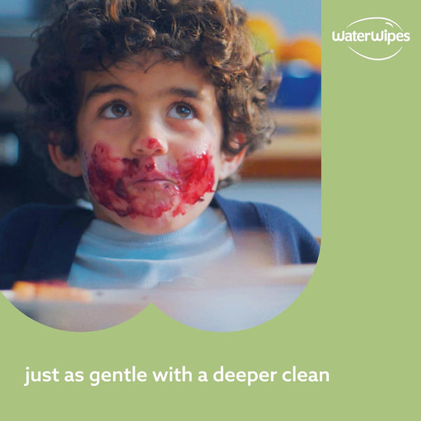 WaterWipes Sensitive+ Baby & Toddler Wipes, 720 Count (12 Packs), 3-In-1 Cleans, Cares, Protects, 99.9% Water, Textured Clean, Unscented