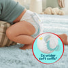 Pampers Premium Protection Nappy Pants Size 4, 168 Nappies, 9kg-15kg, Monthly Pack + Pampers Harmonie Aqua Baby Wipes 1 pack of 10 Wipes