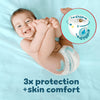 Pampers Premium Protection Nappy Pants Size 5, 144 Nappies, 11kg-17kg, Monthly Pack + Pampers Harmonie Aqua Baby Wipes 1 pack of 10 Wipes