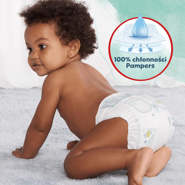 Pampers Harmonie Nappy Pants Size 5, 144 Nappies, 12kg-17kg, Monthly Pack, Gentle Skin Protection and 360° Comfort Fit