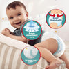 Pampers Baby-Dry Nappy Pants Size 8, 117 Nappies, 17kg+, Monthly Pack, 360° Fit To Help Prevent Gaps And Leaks