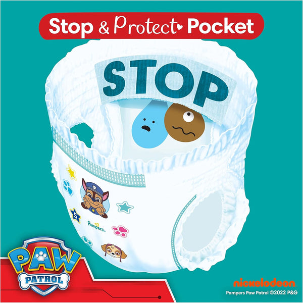 Pampers Baby-Dry Nappy Pants Paw Patrol Edition Size 5, 160 Nappies, 11kg-17kg, Monthly Pack, with Our 360° Pants Fit to Help Prevent Leaks