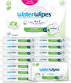 WaterWipes Sensitive+ Hydrating Boost Wipes, 720 Count (12 Packs), 3-In-1 Cleans, Cares, Hydrates, 99% Water with Aloe Vera, Unscented Baby Wipes