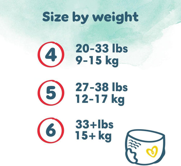 Pampers Harmonie Nappy Pants Size 4, 168 Nappies, 9kg-15kg, Monthly Pack, Gentle Skin Protection and 360° Comfort Fit