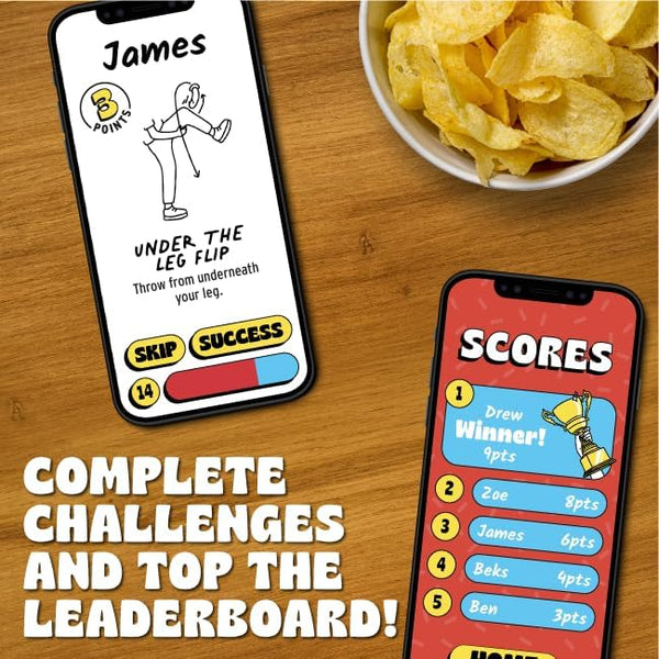 Chicken vs Hotdog – Hilarious Flip Challenge Party Game for Families, Kids & Adults | Fun Game for 2–10 Players | Includes Bonus Cards & Fast-Paced Fun for Christmas