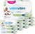 WaterWipes Sensitive+ Baby & Toddler Wipes, 720 Count (12 Packs), 3-In-1 Cleans, Cares, Protects, 99.9% Water, Textured Clean, Unscented