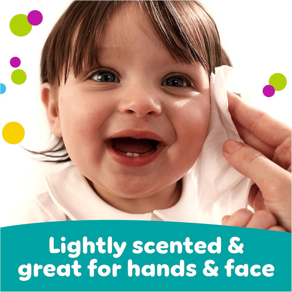 Pampers Fresh Clean Baby Wipes 15 Packs of 80 Wipes equals to 1200 Baby Wet Wipes, Also Great For Hands And Faces